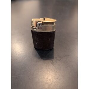 Ronson Varaflame Starfire Brown Leather Lighter